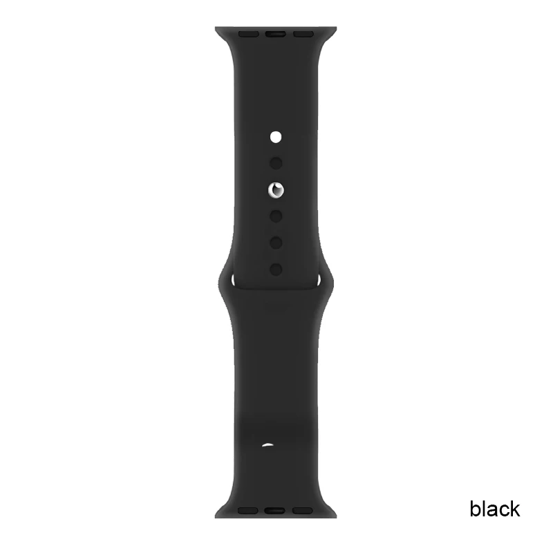  Ремешок силиконовый для Apple watch band series 6 5 4 3 2 1 38 м 40 42