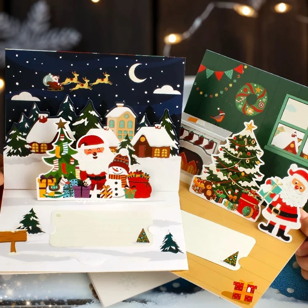 Support small quantity personalized plain white socks head christmas gift bag card
