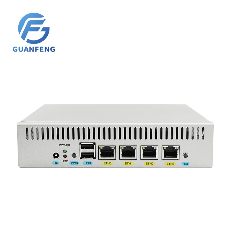 J1900/N2830/N2840 двухъядерный процессор 2 16 ГГц Макс. 8 Гб 4 RJ45 LAN 2USB брандмауэр Pfsense Мини pc мини-компьютер в