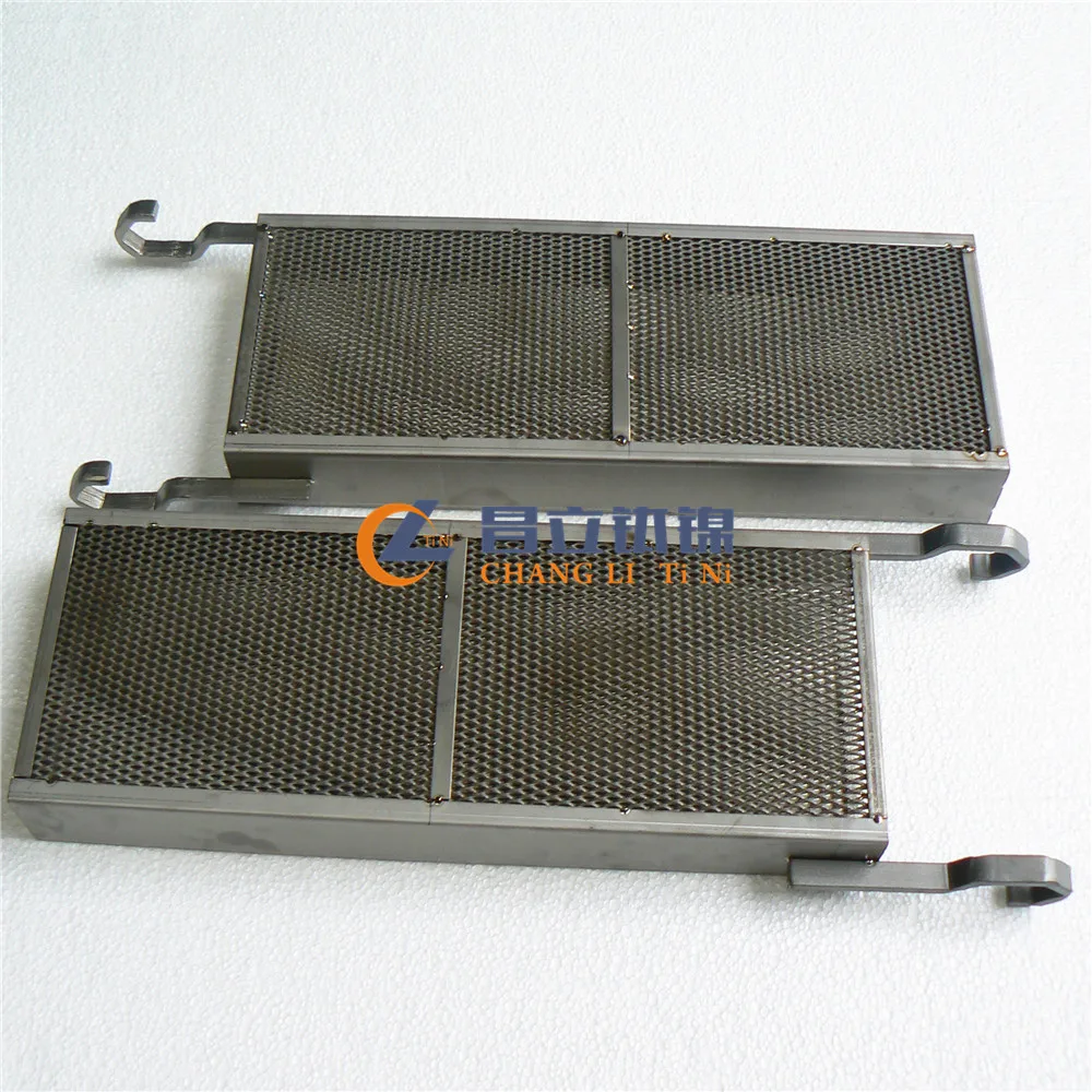 titanium plating basket for hot sale