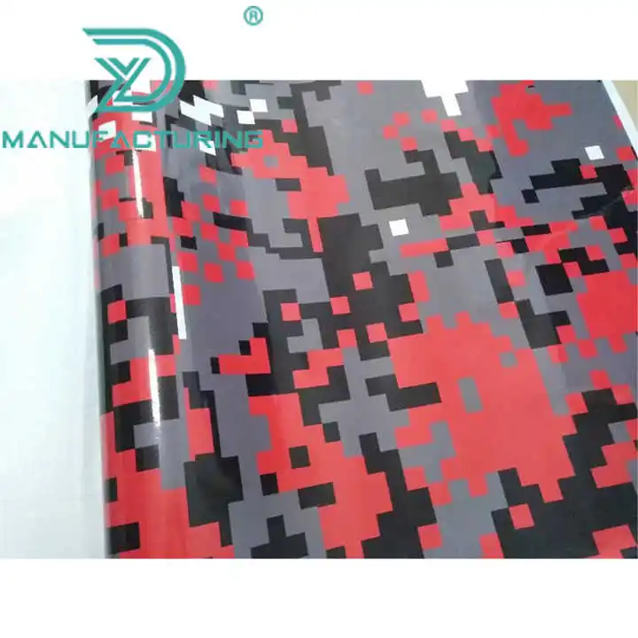 Self Adhesive Stretch Decal DIY Wrapping Air-Release Digital Camo Vinyl Car Boat Vehicle Wrap