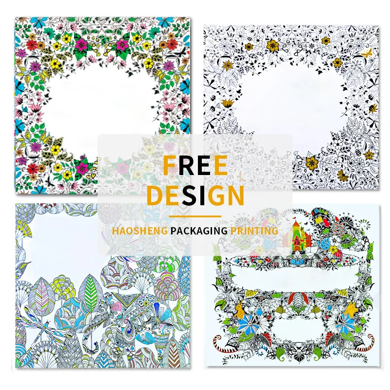 Английская раскраска Мандала Акварельная раскраска для взрослых декомпрессионная раскраска