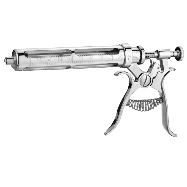 Farming Equipment veterinary automatic metal gun insemination syringe