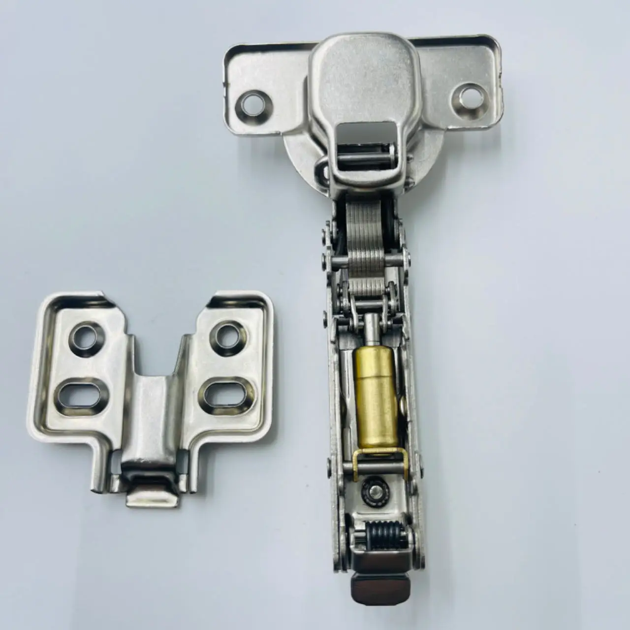 Wholesale Nickel Plated Hydraulic Full Overlay Soft Close Furniture Hinges For Kitchen Cabinets
