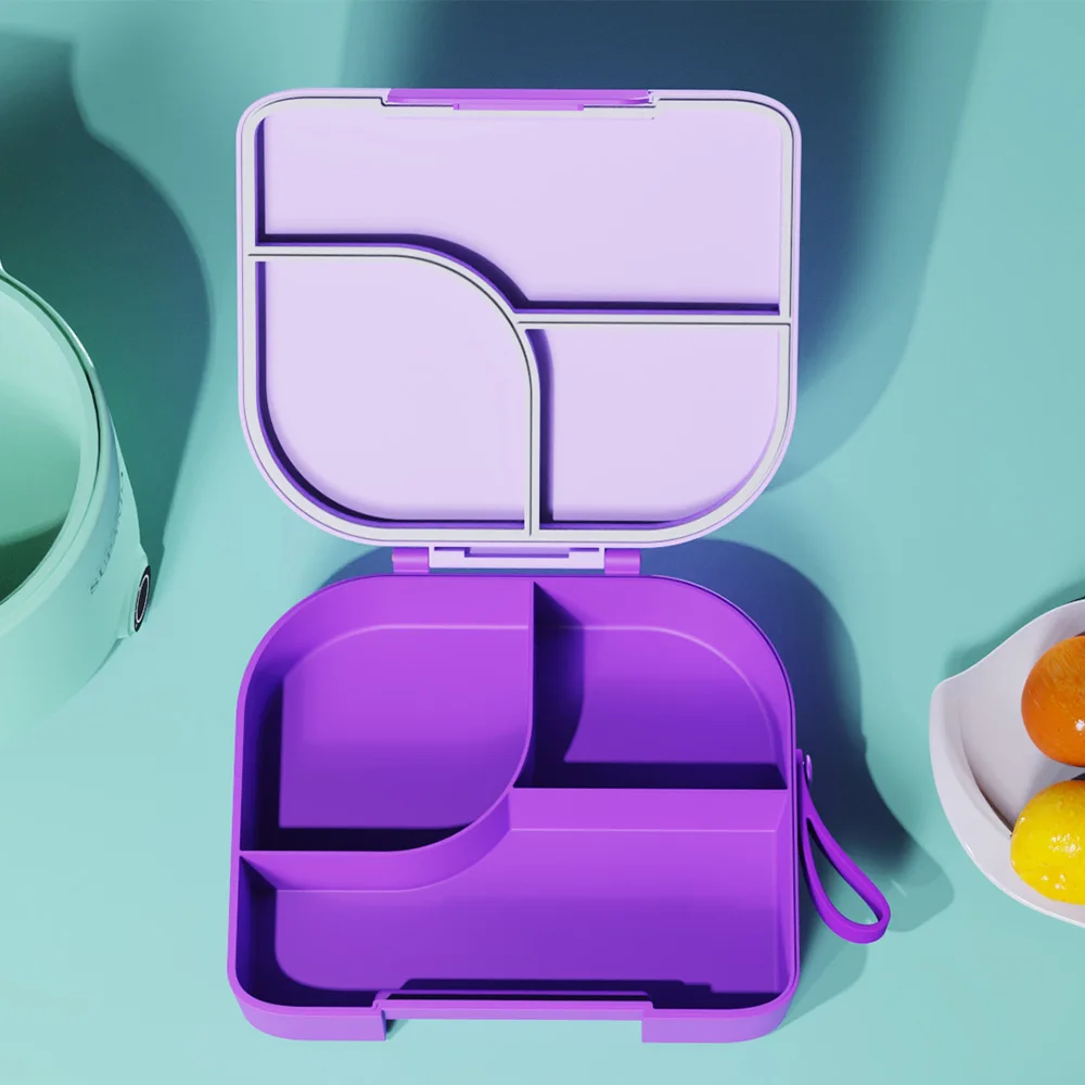 Новое поступление Bento Box для детей изолированный термос 3 отделения милый Ланч-бокс