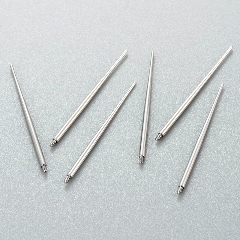 HENGSEN Disposable Stainless Steel Threadless Piercing Taper  Insertion Pin Body Piercing Stretching  Assistant Tool