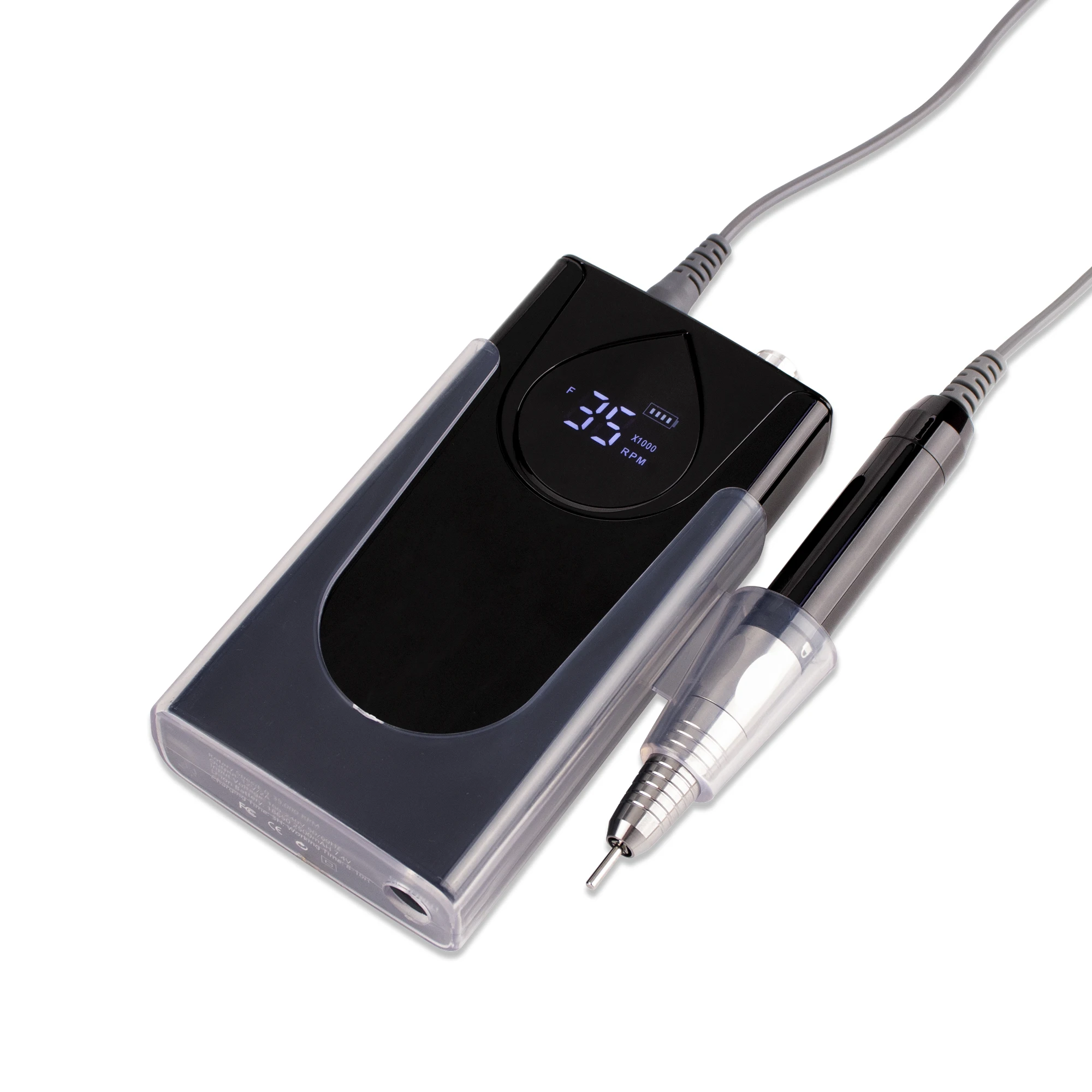 Wholesale professional Aluminum Alloy Material brushless cordless rechargeable electric 35000rpm nail drill machine for nails