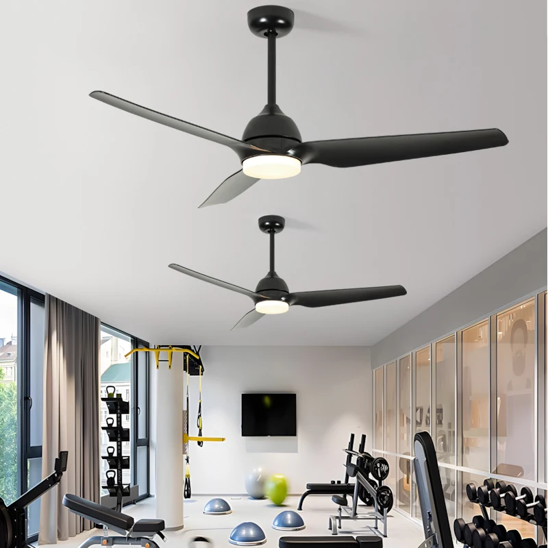 Factory Direct 56-Inch LED Ceiling Lights Modern Design DC Motor Low-Noise Frequency Conversion Remote Control Household Use