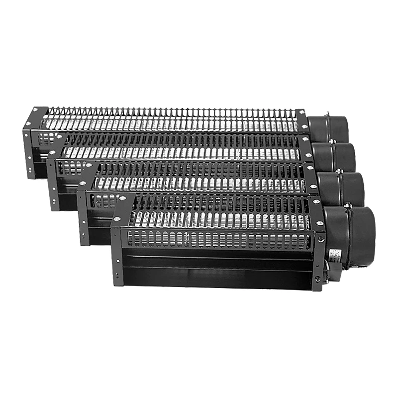 PRSK AC 220V 60mm Bus Heater Cross-flow Fan  Aluminum Alloy Blade Elevator Tangential Blower Fan