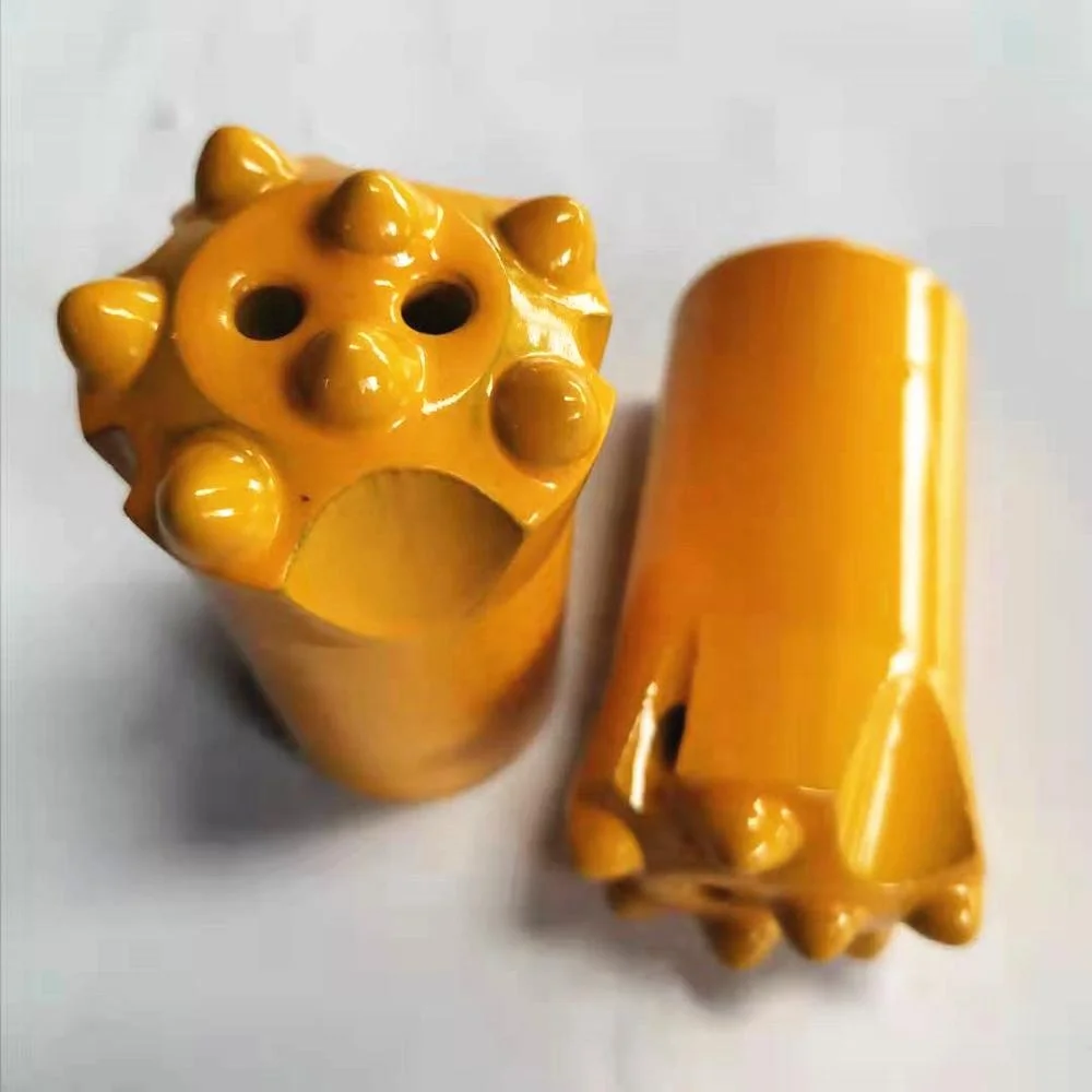 
Sanmeul Tapered Hard Rock Drill Bit Ballistic Tungsten Carbide Bit 7 Degree 34mm Taper Button Bit 