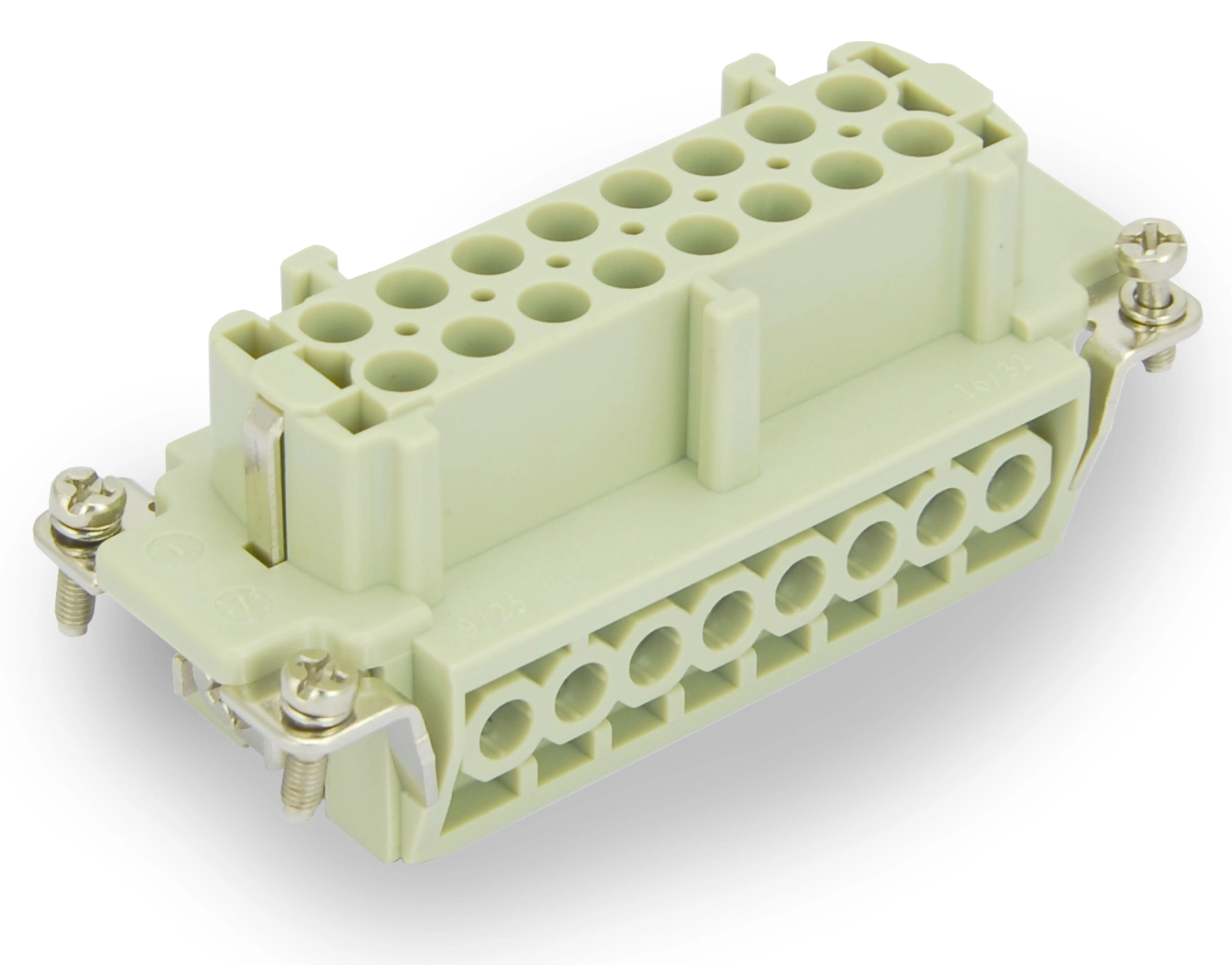 
Waterproof Male and Female 16 Pins Screw Terminal Heavy Duty Cable Connector 