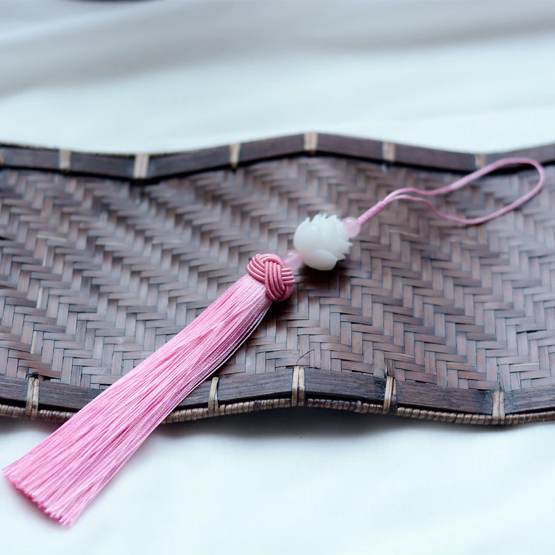 1pcs Grandmaster of Demonic Cultivation Wei Wuxian Lotus Tassel Pendant for Mobile Phone Decor Accessories Women Men Gift