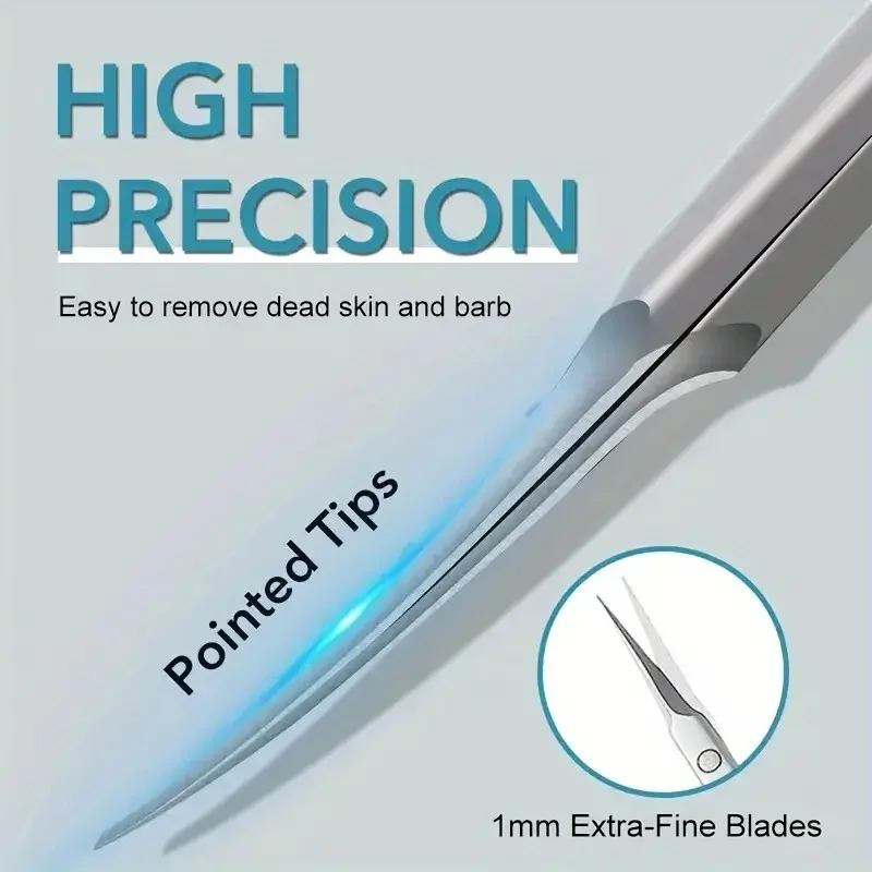 High-Precision Stainless Steel Cuticle Scissors Trimmers for Clean & Safe Nail Care