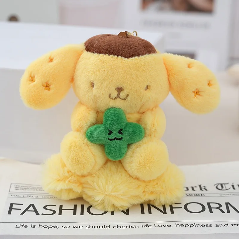 Wholesale Cartoon Sanrio KT Cat My Melody Plush KeyChains HelloKitty Plush Doll Backpack Plush Pendant Kids For Gift