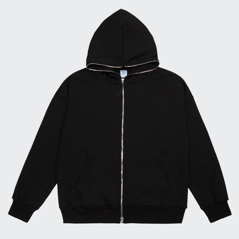 Мужская Уличная Высококачественная толстовка на молнии с логотипом на заказ, толстовка на молнии, толстовка на молнии