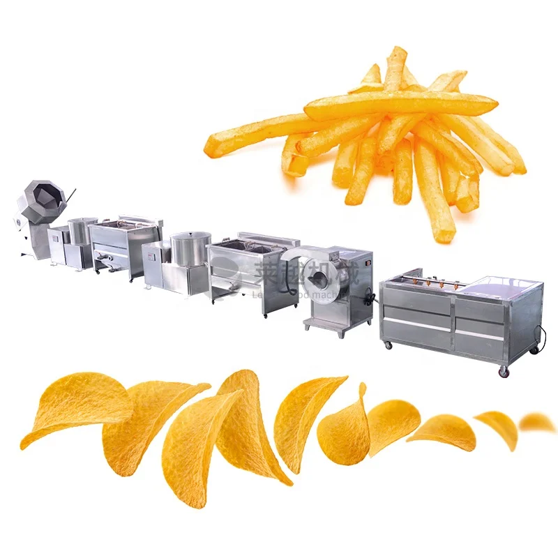  Leisure Best-selling semi-automatic french fries production line samll scale potato chips