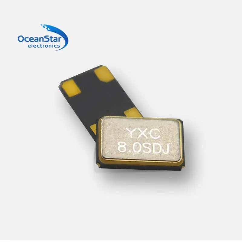 3225 5032 SMD пассивный кварцевый генератор YSX531SL YSX1612SL YSX321SL 8 МГц 12 16 20 12pF 20pF точность 10ppm