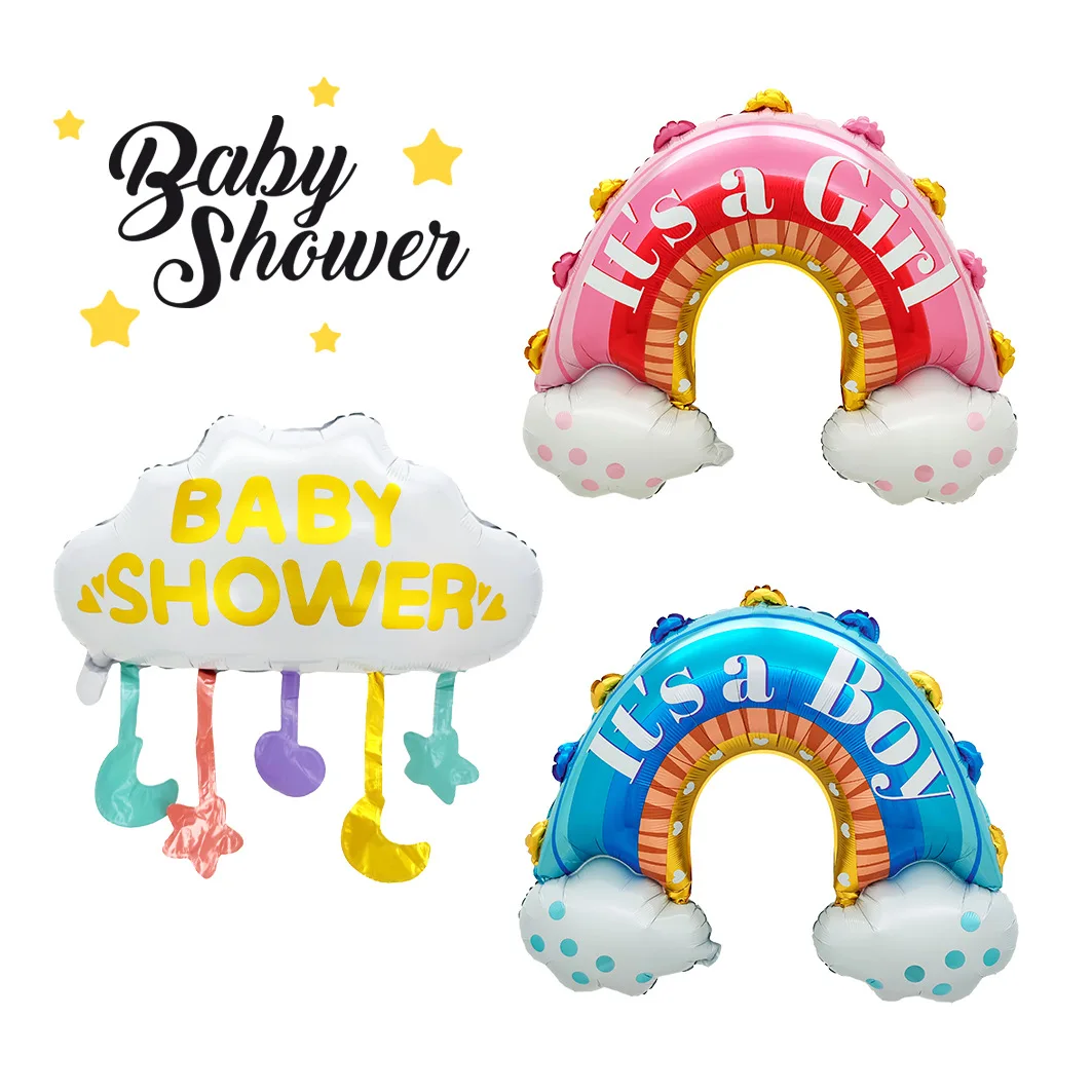 New baby shower clothes  OH BABY foil balloon baby gender reveal birthday balloons party decorations