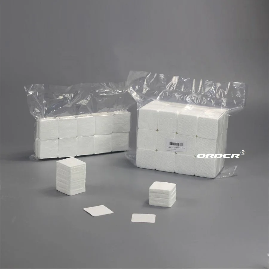 2021 New Design 100% Melt-Blown PP nonwoven Nail Tools Manicure Gel Nail Polish Remover lint free Wipes