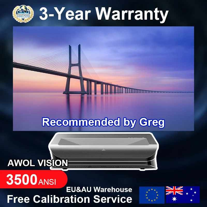Promotions Awol Vision Ltv-3500 4K Proyector Professional 3D Laser Show Projector Smart Ultra Short Throw Laser Projector