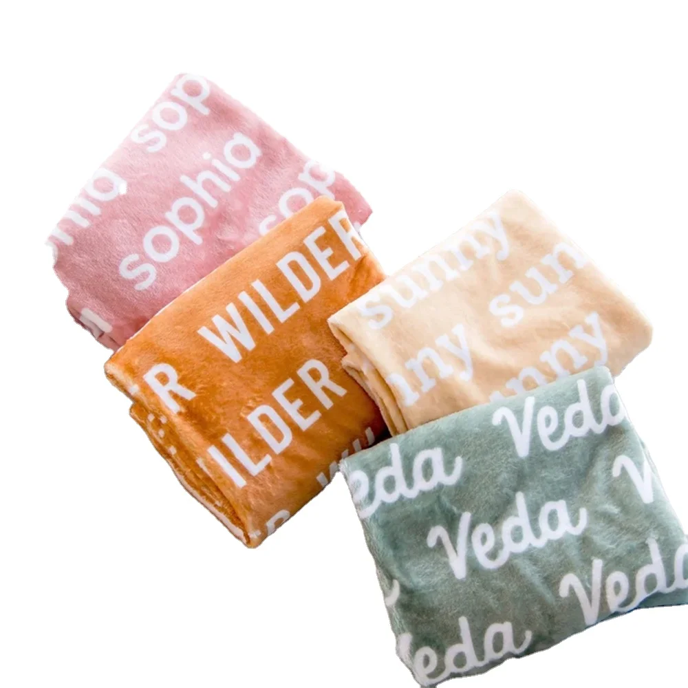 Personalized Name Blanket Baby Name Birthday Gift Kids Name Blanket for Kids Boys and Girls Kids Gift