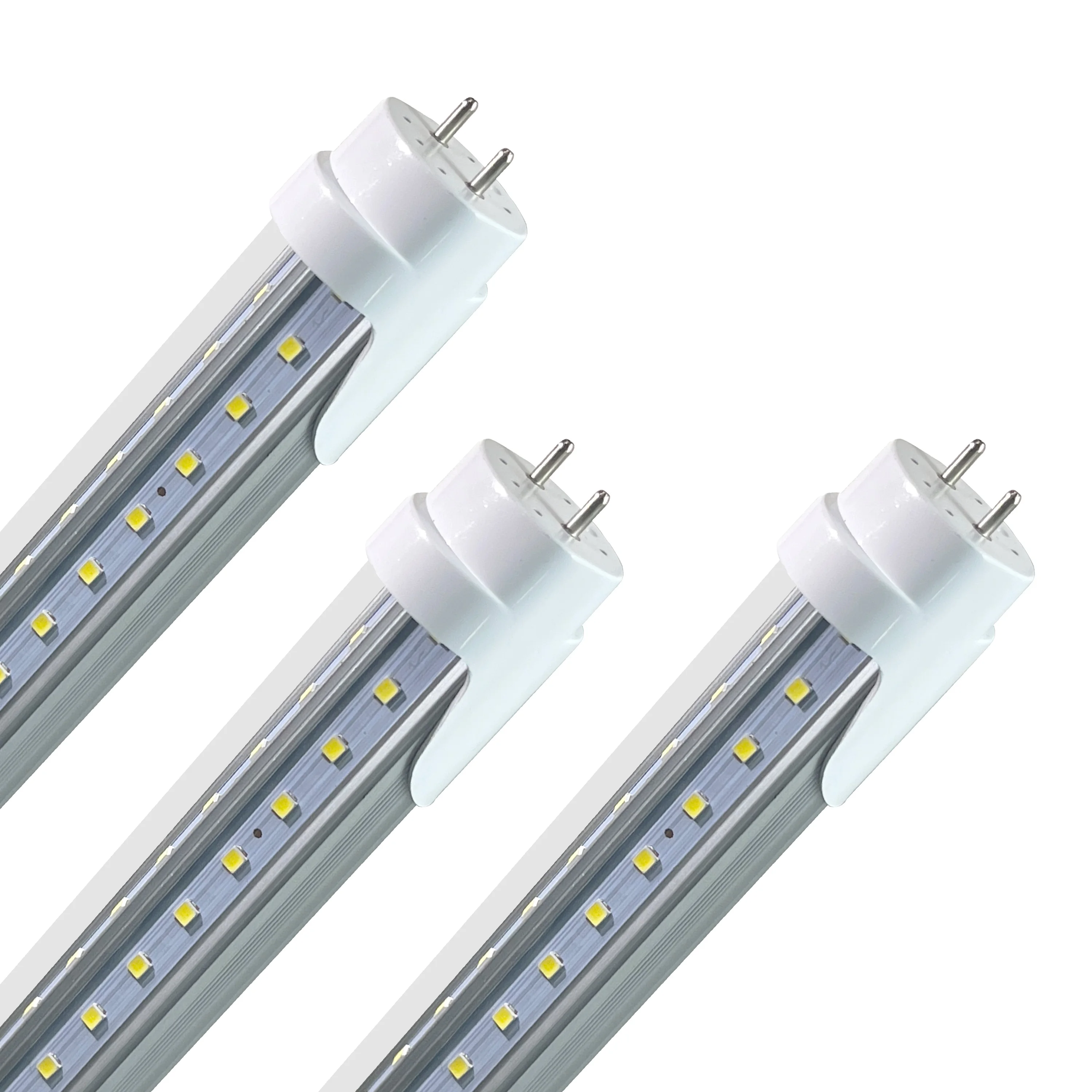 CEFUN T8/T10/T12 LED Tube Lights 2/FT/3FT/4FT 28W Dual Row V Shaped LED Light Bulb Replacement Fluorescent Bulbs office light