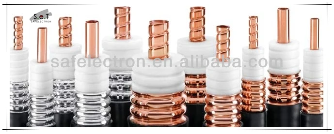 Wholesale Stranded Copper Cable 1/2'  1-1/4'  RF Feeder Cable 50 Ohm Coaxial Cable High Speed