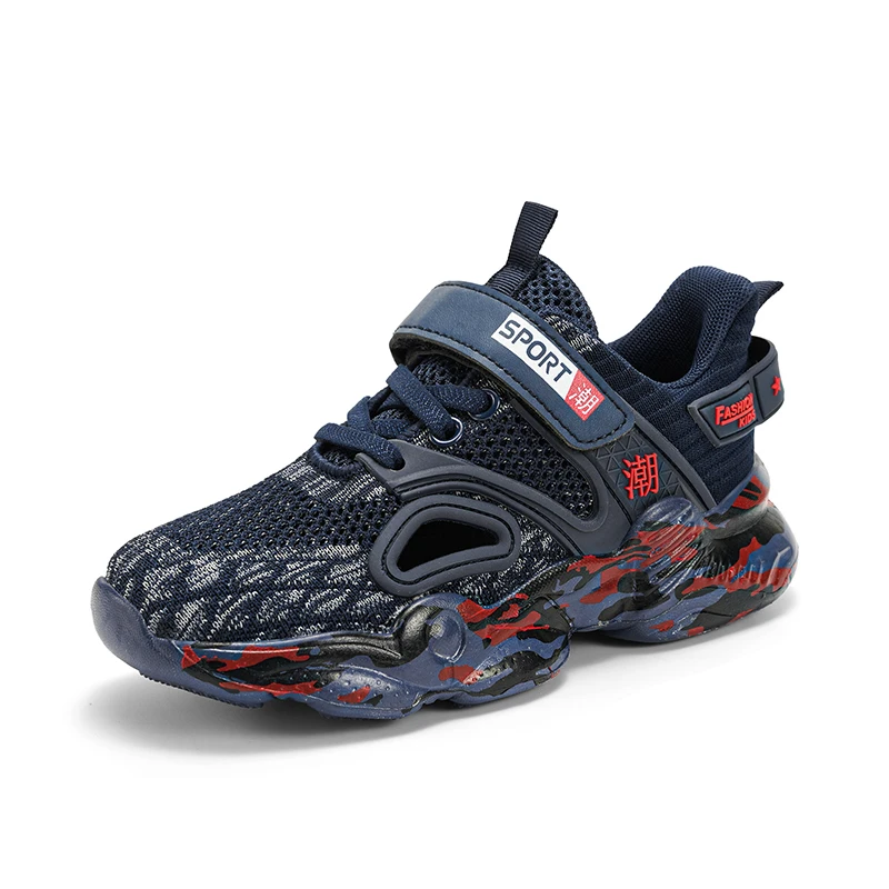 New Design Spring Autumn And Winter Breathable Student Lace-up Sneakers Children Casual Thick-soled Increased For