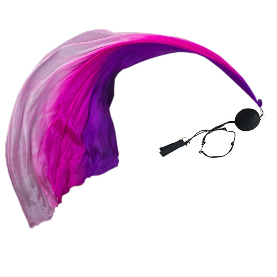 100% натуральный шелк Poil вуаль для танца живота Производительность и упражнения опора