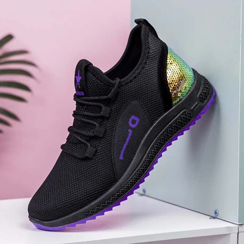 Factory wholesale black shoes men fashion sport footwears