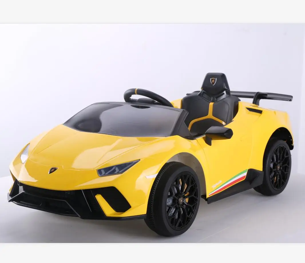Новая Лицензированная Детская электрическая машинка Lamborghini Huracan с дистанционным управлением 2 4 ГГц