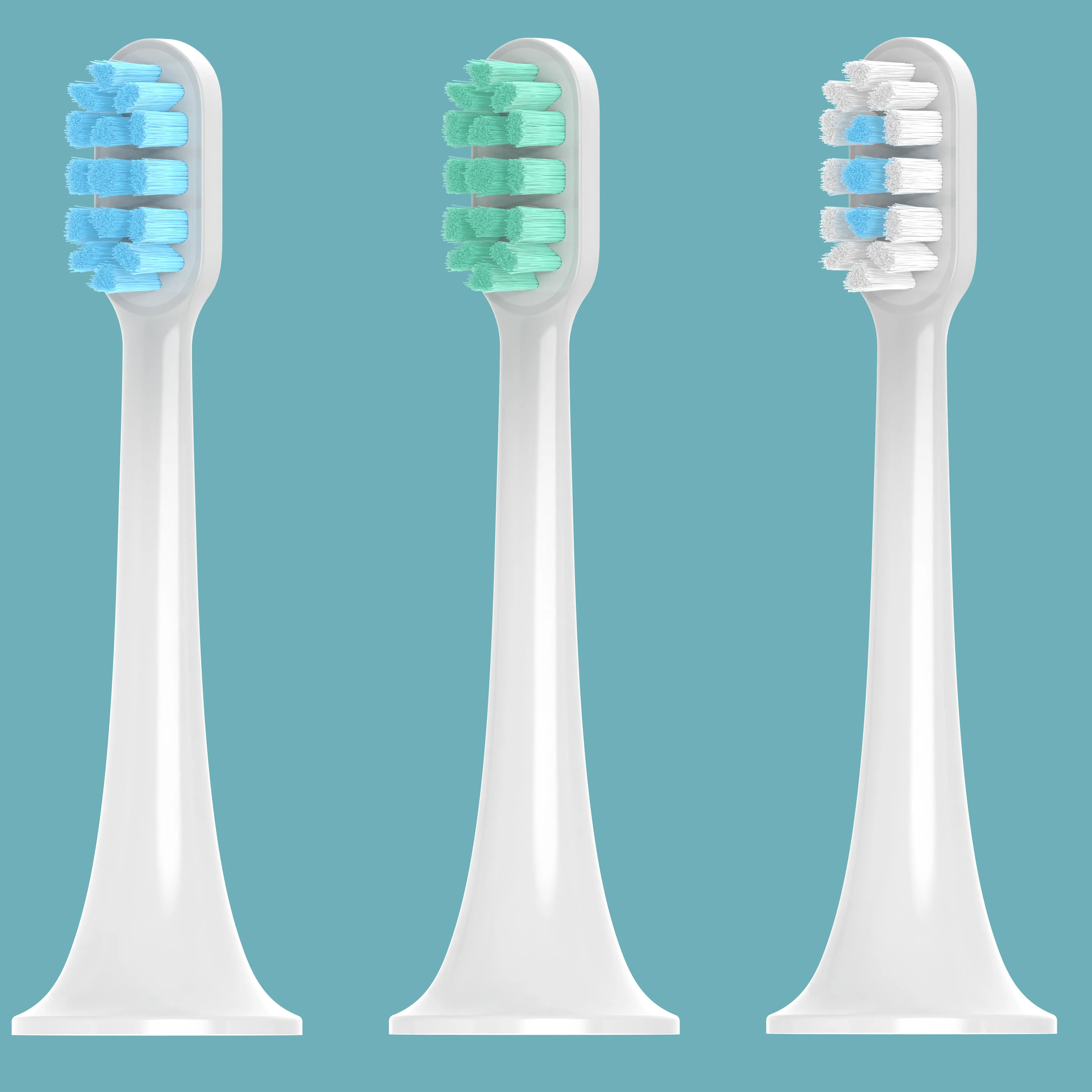 Degradable tooth brush head whitening tooth soft toothbrush head