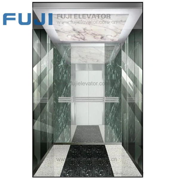 Office Building Commercial Lift Elevator Affordable Cost with Titanium Steel Cabin