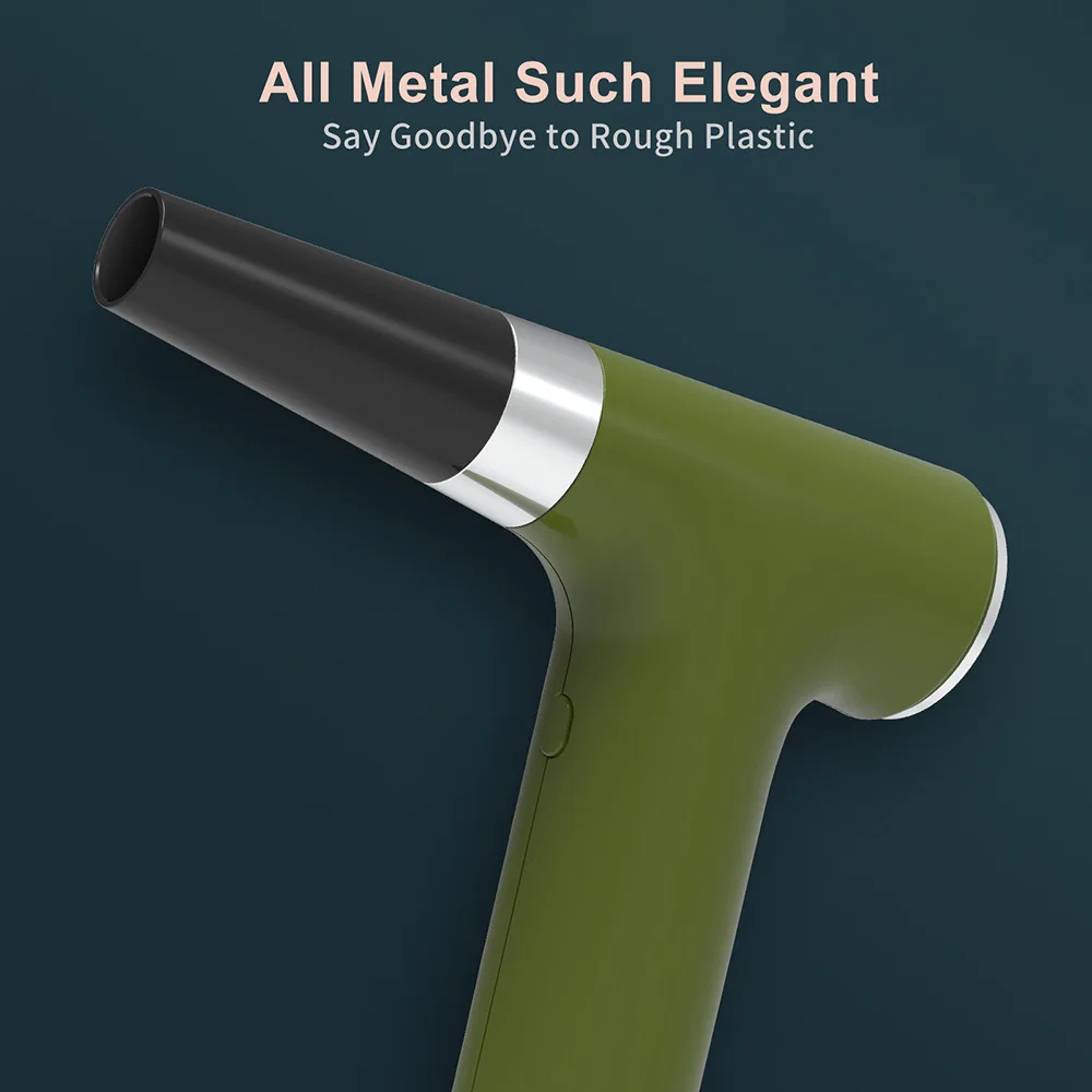 Type C USB Rechargeable Mini Powerful 110000RPM Turbo Mini Strong Fan Electronic Dust Air Duster for Car and Keyboard