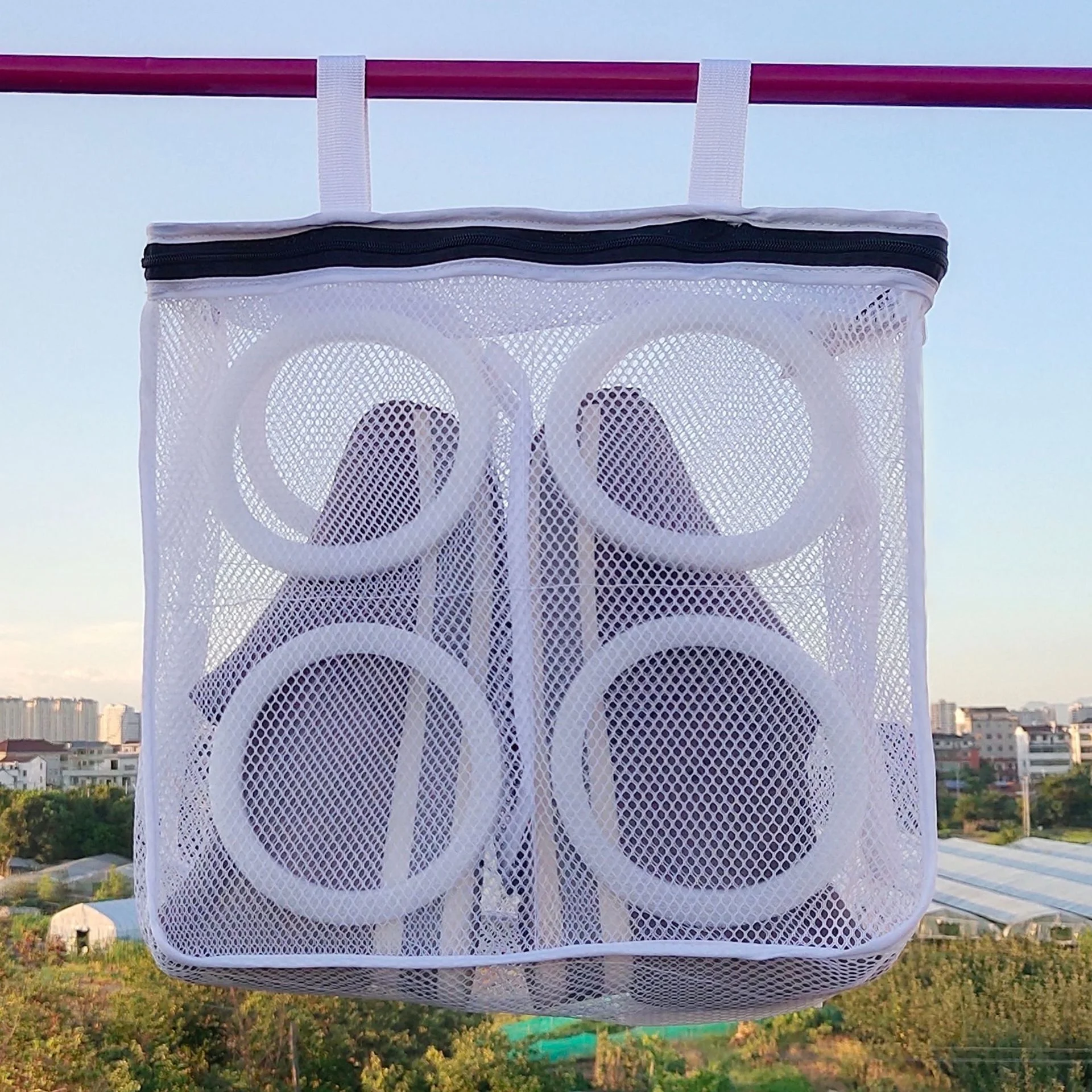 Фабричная прямая пользовательская сумка для стирки органайзер сетчатые мешки обуви сухая обувь домашние портативные Полиэстеровые прочные высокого