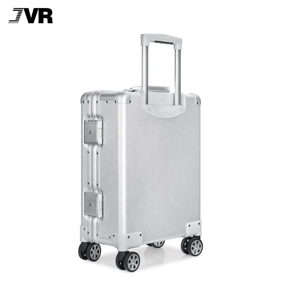 New Style 20 Inch TSA Fingerprint lock Suitcase Sets 100% Aluminum Alloy Luggage Carry-on Travel Luggage with USB charging port
