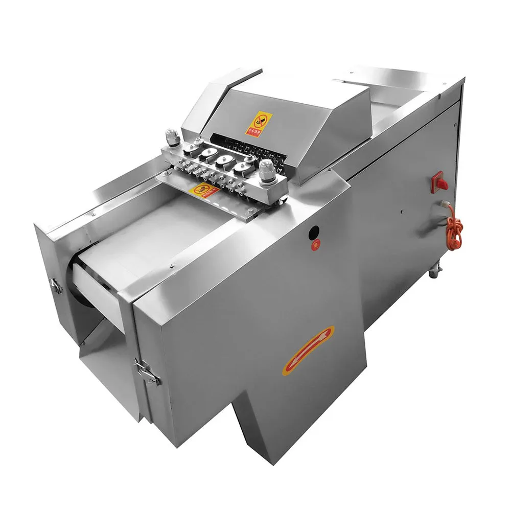 Chicken Frozen Meat Cutting Machine/ Pork Chop Chicken Breast Cutting Machine/ Beef Fish Meat Strips Cut Chopping Machine
