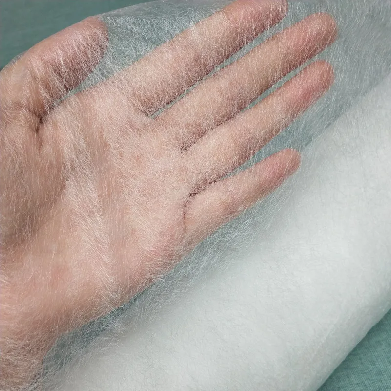 Double Tape Nonwoven Fusible Web Fabric Fusing Tape Tailoring Material PES Material Weight From 10 to 100gsm