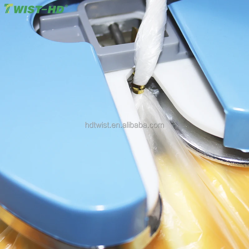 Metallic spool twist tying machine, bread bag packing machine/twist ties dispenser