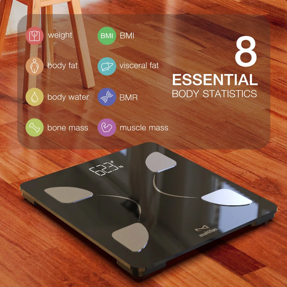 New Arrival Smart Body Scales Digital Weighing Body BMI Smart Scale