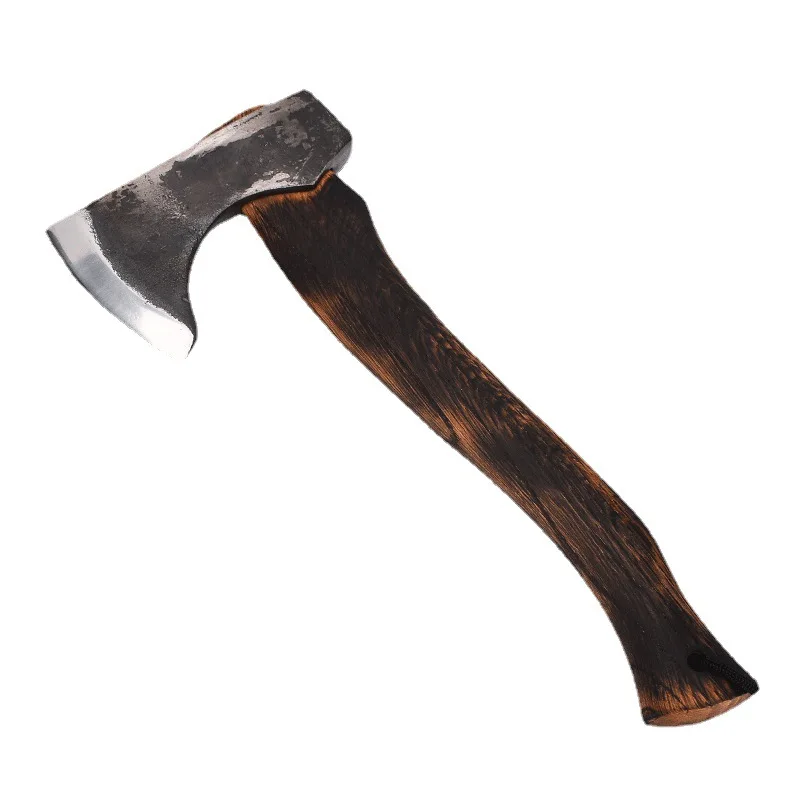 Outdoor mountain axe forging hit logging chopping wood wooden handle camping outdoor axe holster niman axe