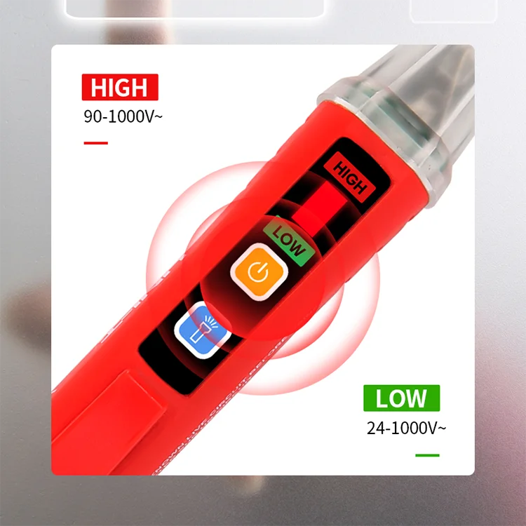 UNI-T TOPLIA TM12D Pro AC Voltage Tester Detector Non-contact Indicator for Electrician