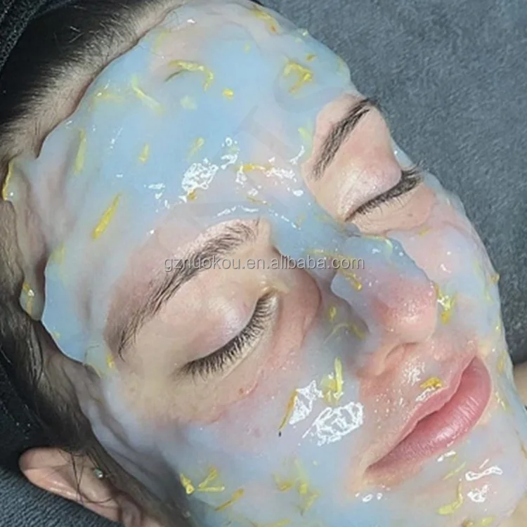 24K Золотая маска порошок против возраста уход за кожей лица Желейная кислота Алоэ Вера маска для лица порошок