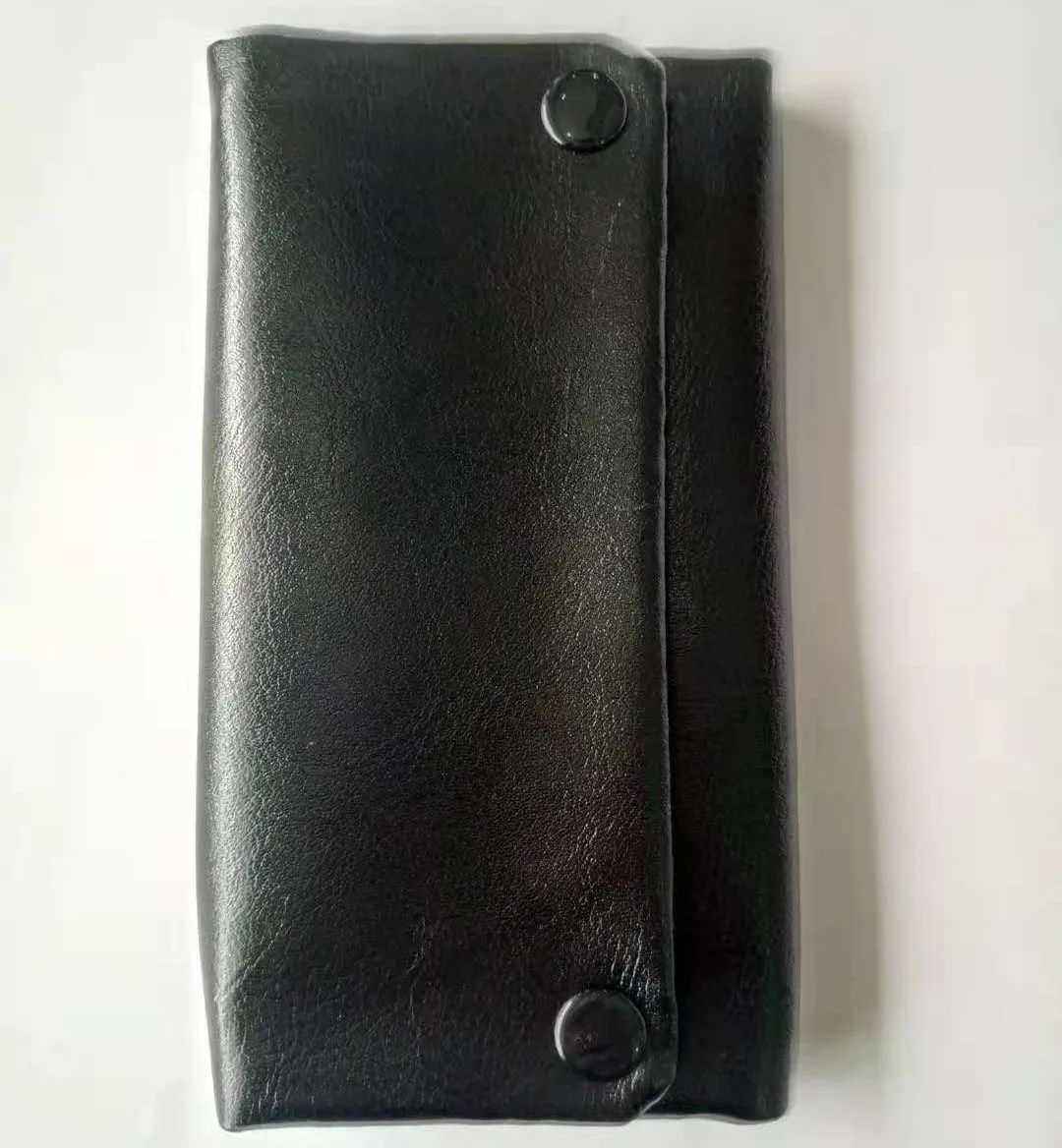 TOP-61033 Wholesale Rolling Soft PU Leather Tobacco Pouch Wallet Bag With Zipper