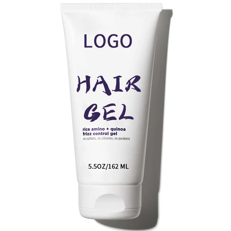Salon Hair Gel Products Paraben-free Strong Hold & Matte/Natural Look and Rice & Amino acid Non Flaking Hair Gel