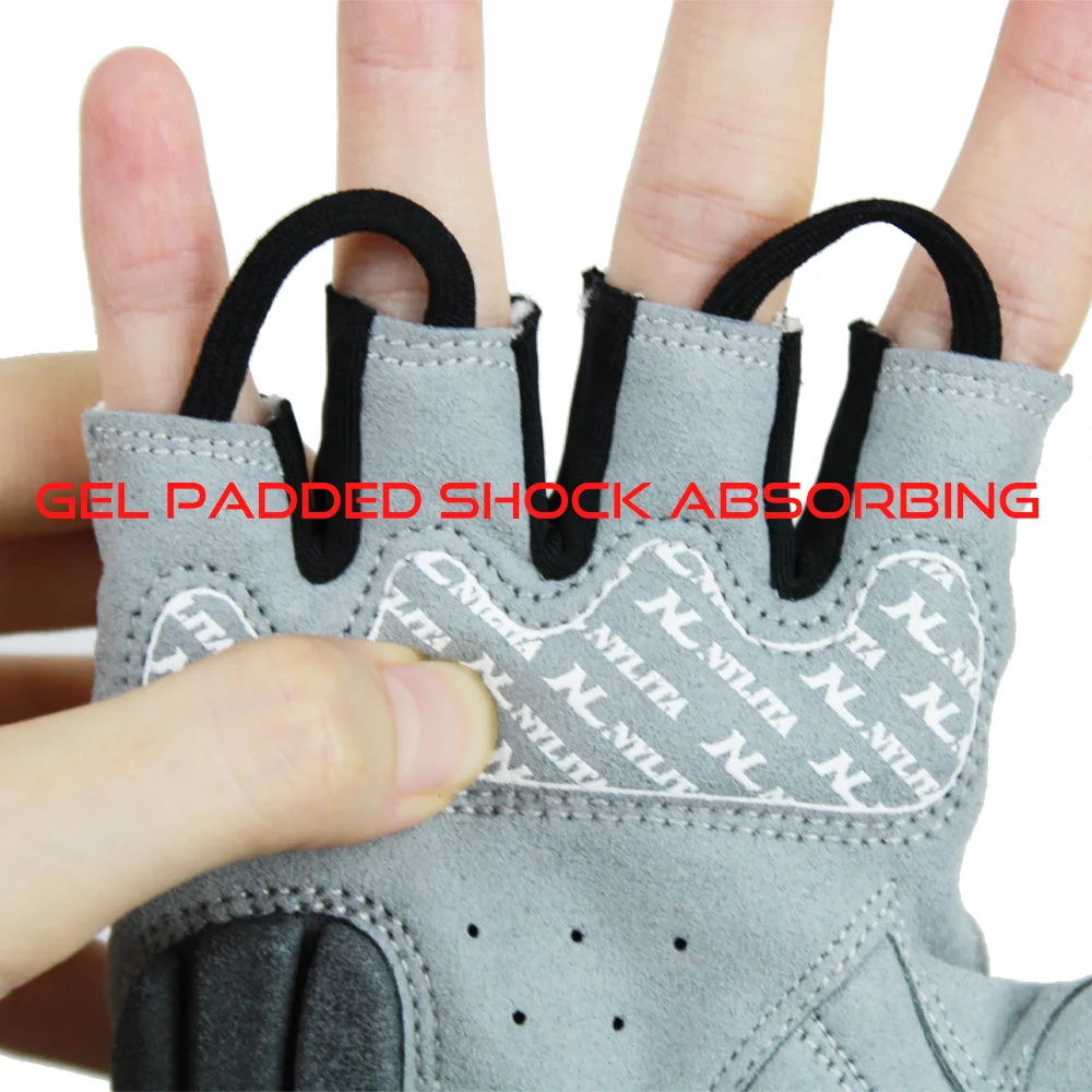 Customized Small Size Cool Cut Finger Cycling Gloves Thin Lightweight Bike Gloves For Child
