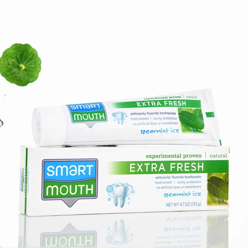 Remove stains oral hygiene  aloe extracted organic spearmint toothpaste