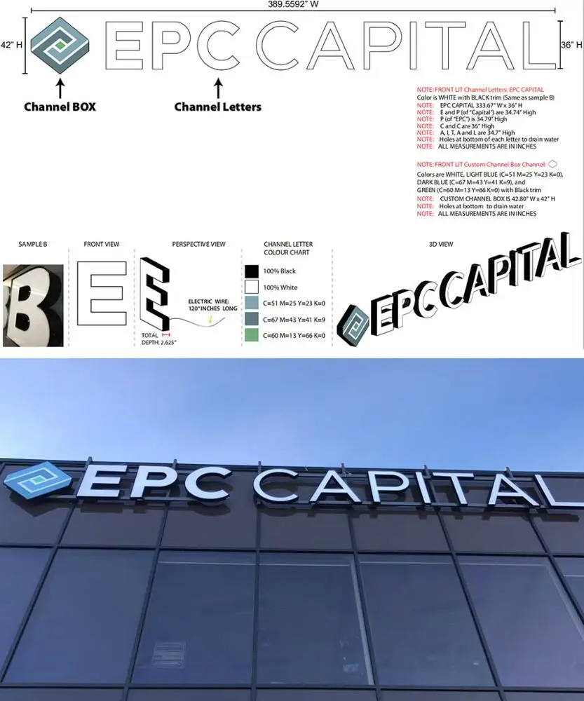 Custom Stainless Steel backlit Advertising Sign Outdoor Led Letter Sign 3D Led Channel Letter for supermarket name