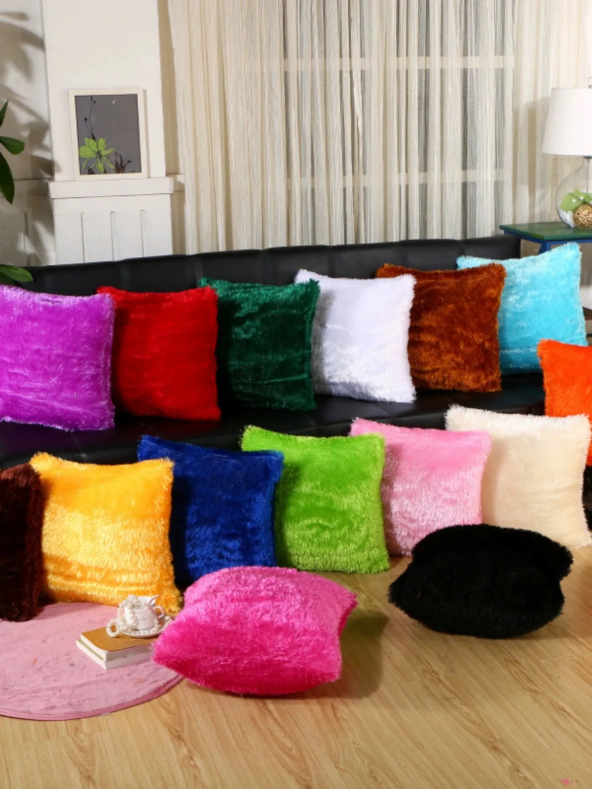 12mm 20mm 30mm super soft fabric push velour colorful pillow fabric