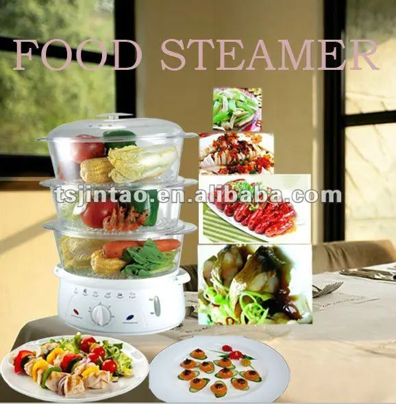 home appliance 3-layers electric  Food Steamer with bpa free